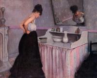 Gustave Caillebotte - Woman at a Dressing Table